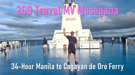 Manila to Cagayan de Oro Ferry from ₱1,831 .